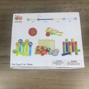 Timi & Hebe 324 Pcs Pool Game Pool Classic 5 in 1 Game Set for Kids Ages 6+